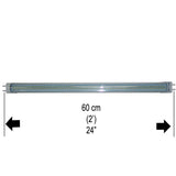 Lutema BluLED 2 Feet / 24 Inches / 60cm T8 613 Fluorescent Replacement LED Lamp Tube - CLEAR (9W / 144 LED / G13 / 6000k-6500k / 85V~285V / 50Hz~60Hz)  (MITLEDLP01)
