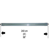 Lutema BluLED 8 Feet / 96 Inches / 240cm T8 FA8 Fluorescent Replacement LED Lamp Tube - CLEAR (36W / 576 LED / FA8 / 6000k-6500k / 85V~285V / 50Hz~60Hz) (MITLEDLP03)