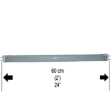 Lutema BluLED 2 Feet / 24 Inches / 60cm T8 G13 Fluorescent Replacement LED Lamp Tube - FROST (9W / 144 LED / G13 / 6000k-6500k / 85V~285V / 50Hz~60Hz)  (MITLEDLP04)