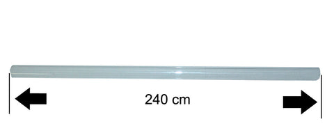 Lutema BluLED 8 Feet / 96 Inches / 240cm LED Lamp Tube  Clear Cover (MITLEDRP03)