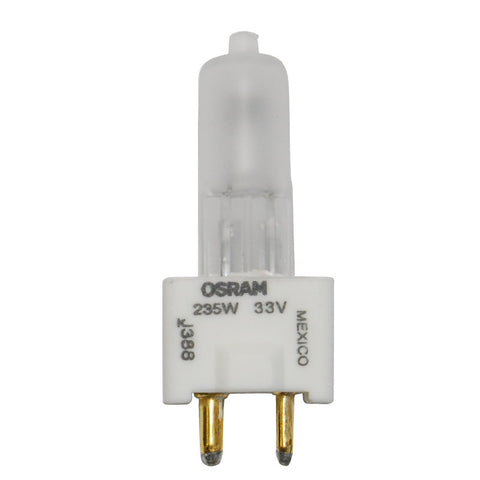 Osram 235w 33v T12 Frosted GZ9.5 Halogen Light Bulb